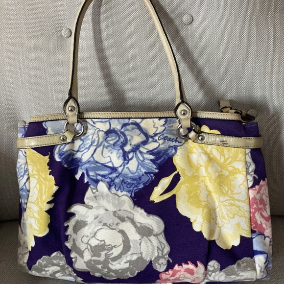 Coach Bag Madison Maggie Kara Floral Hand Bag - Picture 9 of 16